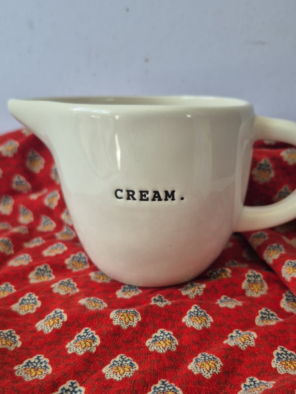 Artisan Rae Dunn  Cream Color Ceramic Creamer & Sugar Bowl